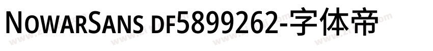 NowarSans df5899262字体转换